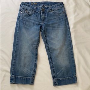 Kut from the Kloth Kate Low Cut Cropped Jeans